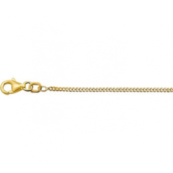 14krt gouden gourmet collier 45cm 1.6mm - 614295