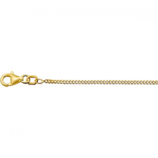 14krt gouden gourmet collier 45cm 1.6mm - 614295