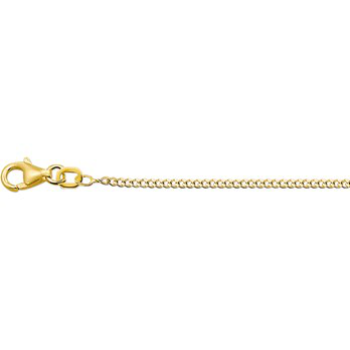 14krt gouden gourmet collier 45cm 1.4mm - 614298