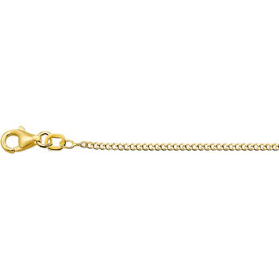 14krt gouden gourmet collier 45cm 1.4mm - 614298