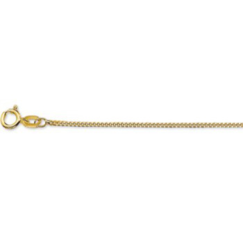 14krt gouden gourmet collier 45cm 1.2mm - 614297