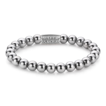 Rebel & Rose Jewelry Bracelet Silver Shine DV 8mm L - 614079 Rebel & Rose Jewelry Bracelet Silver Shine DV 8mm L - 614079