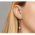 Zilveren oorhangers met zoetwaterparel (H804) - 614518