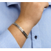 Zilveren schakel armband 21cm 8.2mm - 614527 Zilveren schakel armband 21cm 8.2mm - 614527