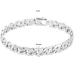 Zilveren schakel armband 21cm 8.2mm - 614527 Zilveren schakel armband 21cm 8.2mm - 614527