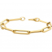 14krt gouden armband ankerschakel 6mm 19cm (S384) - 611939