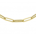 14krt gouden collier ankerschakel 6mm 45cm (H154) - 611940