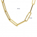 14krt gouden collier ankerschakel 6mm 45cm (H154) - 611940