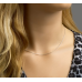 Zilver anker collier 60cm 1.3mm - 615052