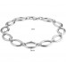 Zilveren armband ovaal schakel 19cm 10mm - 615081