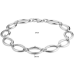 Zilveren armband ovaal schakel 19cm 10mm - 615081