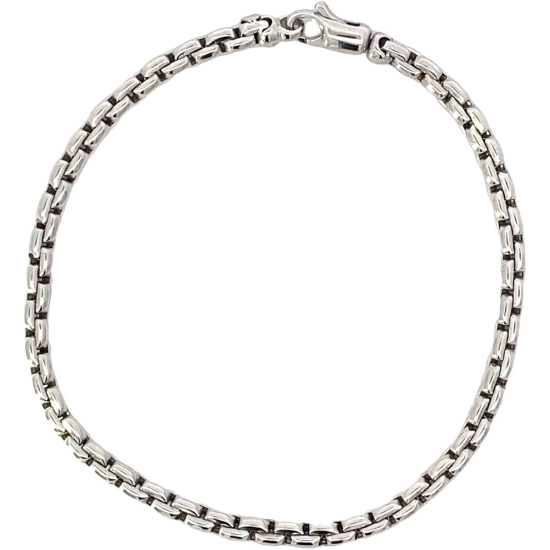 Monzario 14krt witgouden armband 612A - 615161