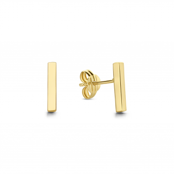 Jackie 14krt gouden oorknopjes Bar Studs JKE20.063 - 615297