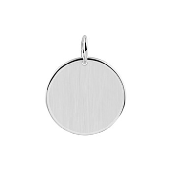 Zilveren plaatjes hangers 18mm - 615323