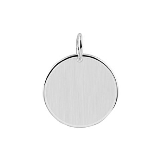Zilveren plaatjes hangers 18mm - 615323