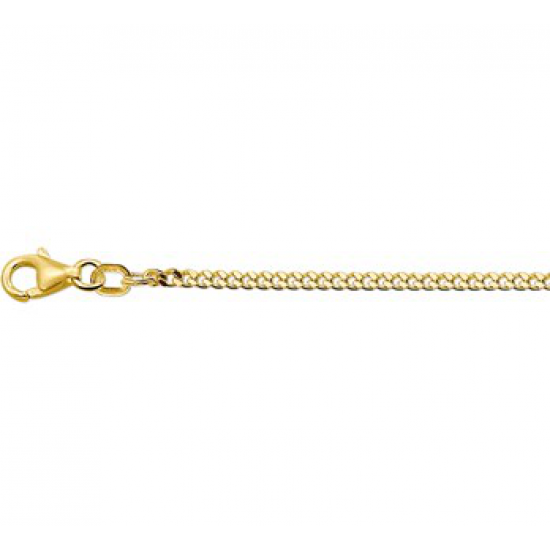 14krt gouden gourmet collier 45cm 2mm - 615499