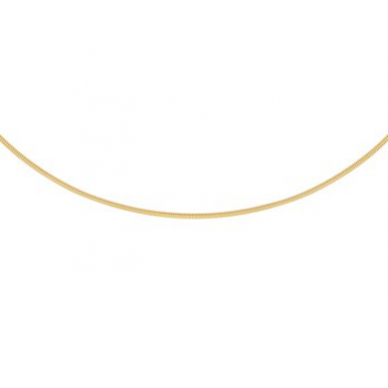 14krt gouden slang collier massief 45cm 1.2mm - 615507