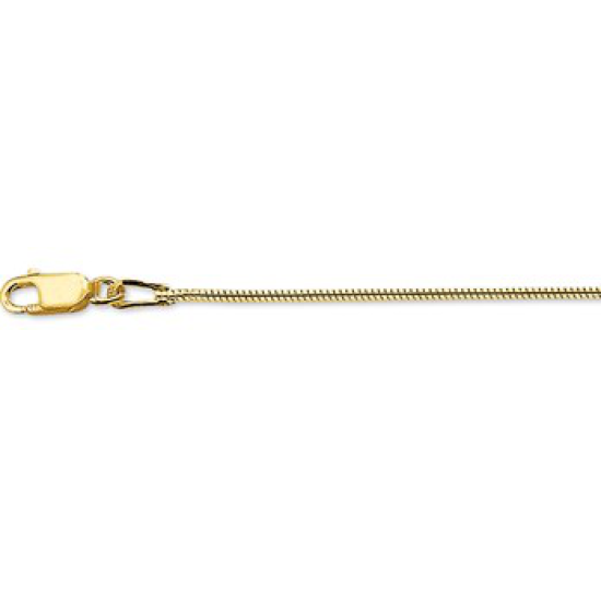 14krt gouden slang collier 45cm 1.4mm - 615508