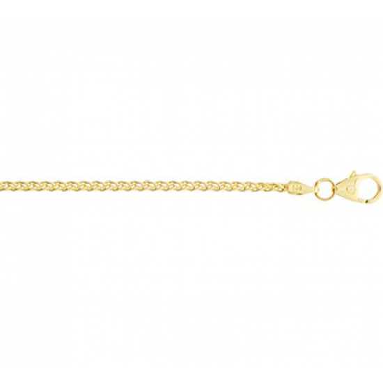 14krt gouden vossenstaart collier 45cm 1.7mm - 615511