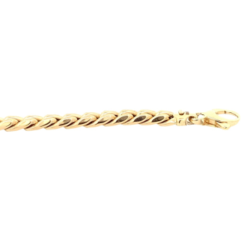 Monzario 14krt gouden armband gourmet 19cm 5.4mm 1294A - 615757