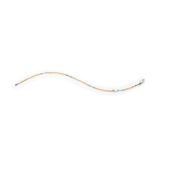 Monzario 14krt bicolor gouden armband 18.5cm 1187A - 615759