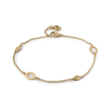 Monzario 14krt gouden armband 18cm 1149A - 615775