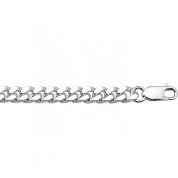 Zilver gourmet collier 50cm 5.5mm - 612408