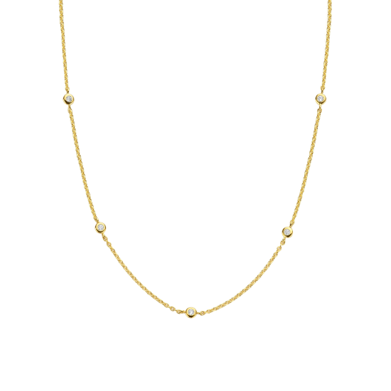 Ti Sento Collier Verguld 3978ZY/42 - 616571 Ti Sento Collier Verguld 3978ZY/42 - 616571