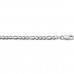 Zilver figaro collier 60cm 3.25mm - 616746