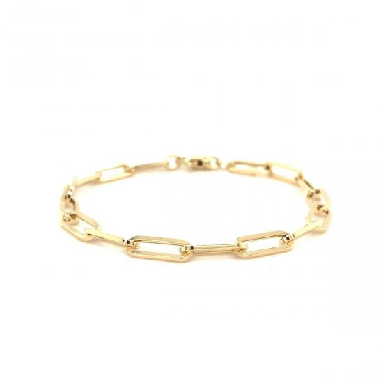 Monzario 14krt gouden armband CFE 19cm 4.5mm 1273A - 616835