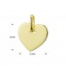 14krt gouden hanger hart 15mm - 616853