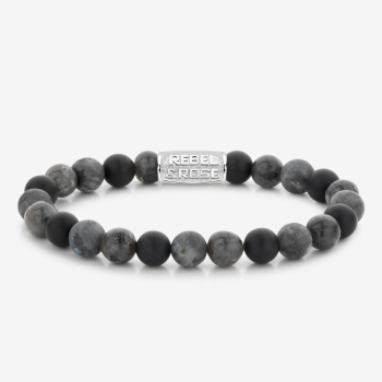 Rebel & Rose Jewelry Bracelet Grey Rocks 8mm L - 616928 Rebel & Rose Jewelry Bracelet Grey Rocks 8mm L - 616928