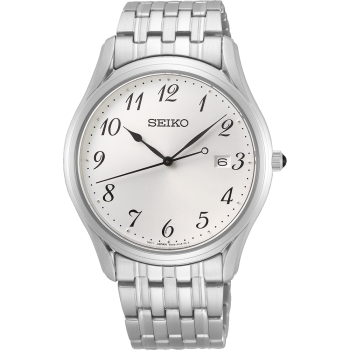 Seiko Staal 50mrt met saffierglas SUR299P1 - 617114