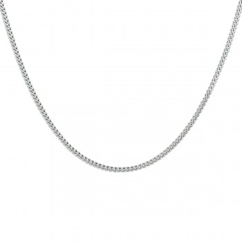 Zilver gourmet collier 42cm 1.8mm - 617234