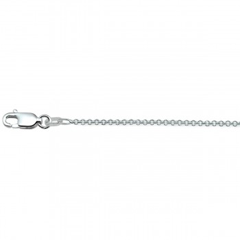 Zilver collier 41-45cm 1.2mm - 617236