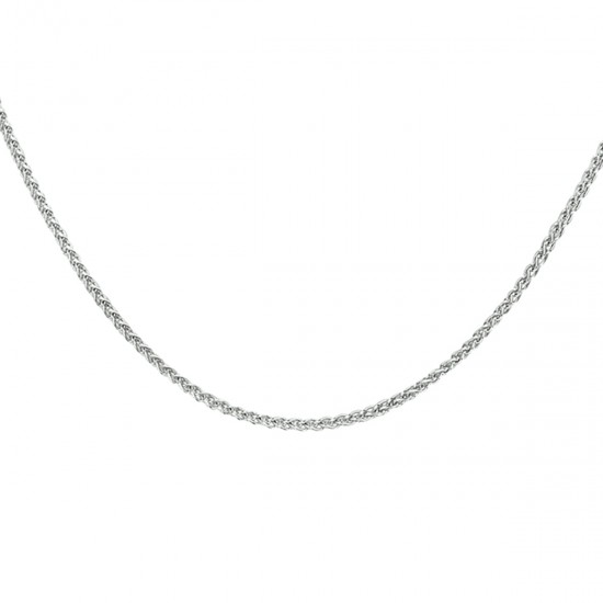 Zilver collier 42cm 1.0mm - 617238