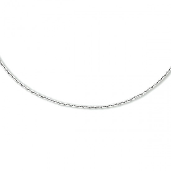 Zilver anker collier 45cm 1.1mm - 617250