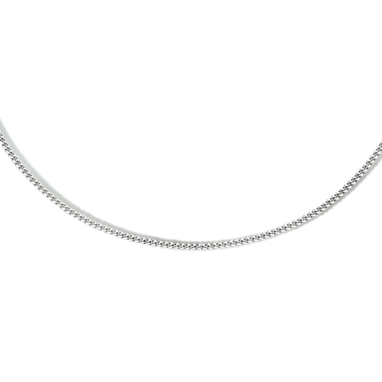Zilver gourmet collier 45cm 1.1mm - 617275 Zilver gourmet collier 45cm 1.1mm - 617275