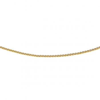 14krt gouden vossenstaart collier 45cm 1.1mm - 617369