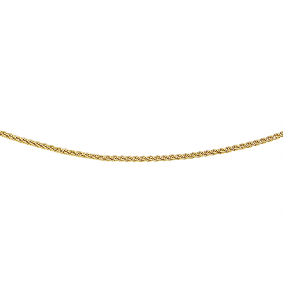 14krt gouden vossenstaart collier 45cm 1.1mm - 617369