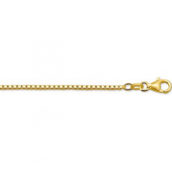 14krt gouden venetiaans collier 60cm 1.2mm - 617366