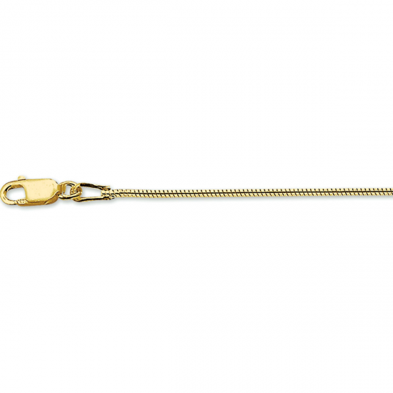 14krt gouden slang collier 60cm 1.6mm - 617368