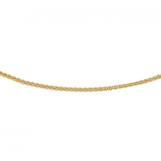 14krt gouden vossenstaart collier 50cm 1.3mm - 617370