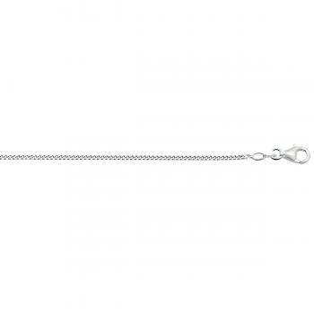 14krt witgouden gourmet collier 45cm 1.4mm - 617374