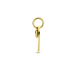 14krt gouden graveerhanger met hartje - 616960