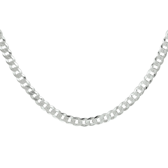Zilver gourmet collier 50cm 4.3mm - 617511