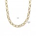 14krt gouden collier ovale schakel 45cm 12.5mm - 617658