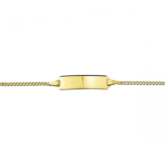 14krt gouden graveerarmband 11-13cm - 617692