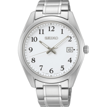 Seiko Staal Wit 100mtr SUR459P1 - 617842