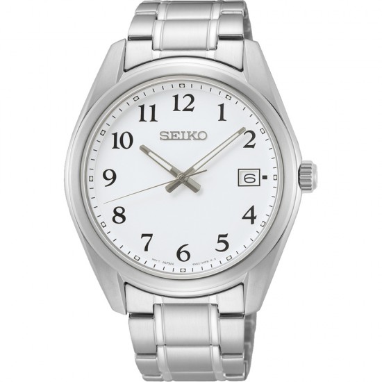 Seiko Staal Wit 100mtr SUR459P1 - 617842